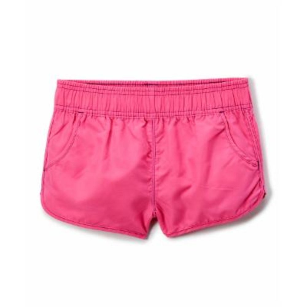 KANU SURF GIRLS BOARD SHORTS PINK SANDY ELASTIC WAIST SWIM SHORTS SIZE 4 NWT - Picture 1 of 2